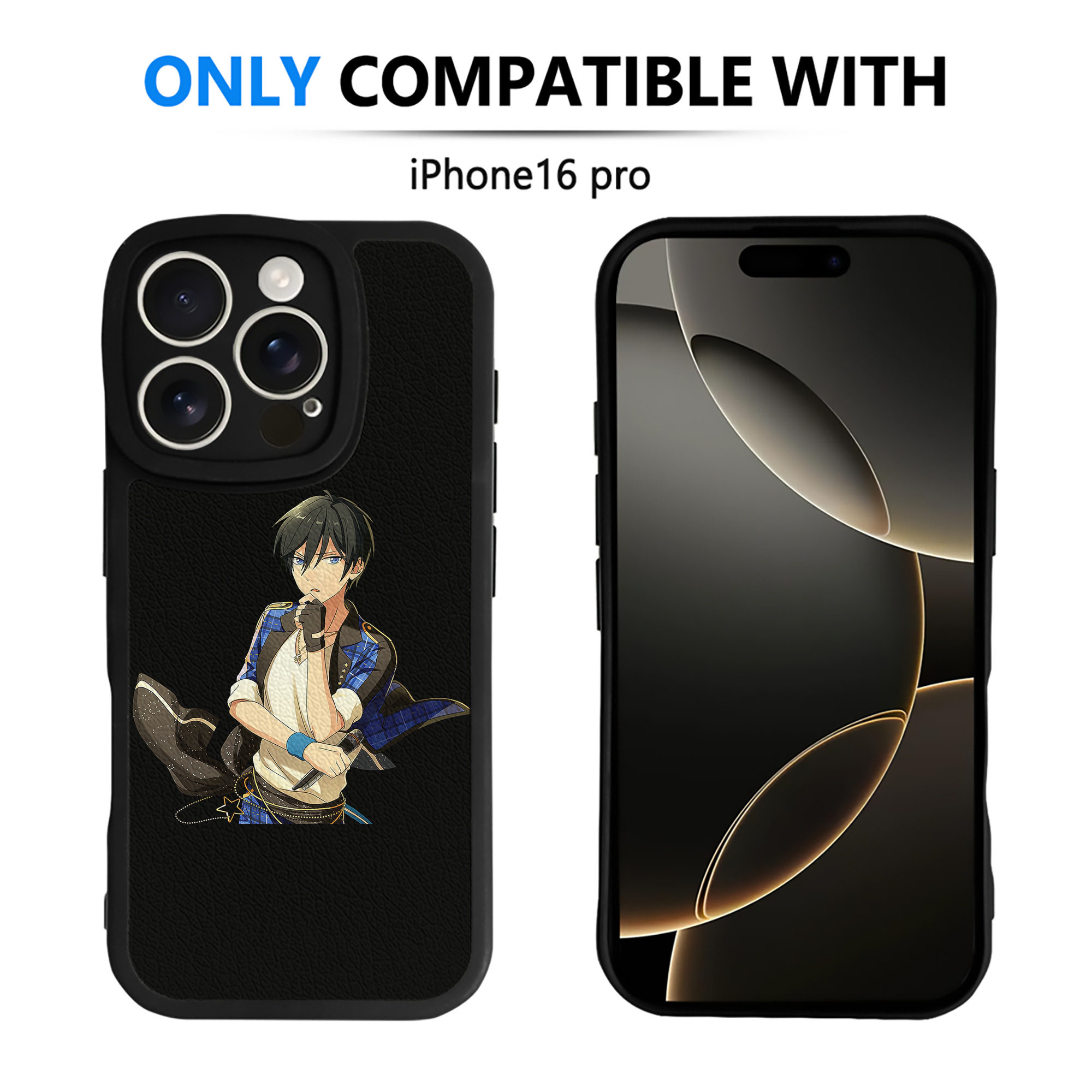 （画像用） あんさんぶるスターズ! Ensemble Stars 【iPhone 16シリーズ対応】シリコンスマホケース（レザー調） 材質：シリコン